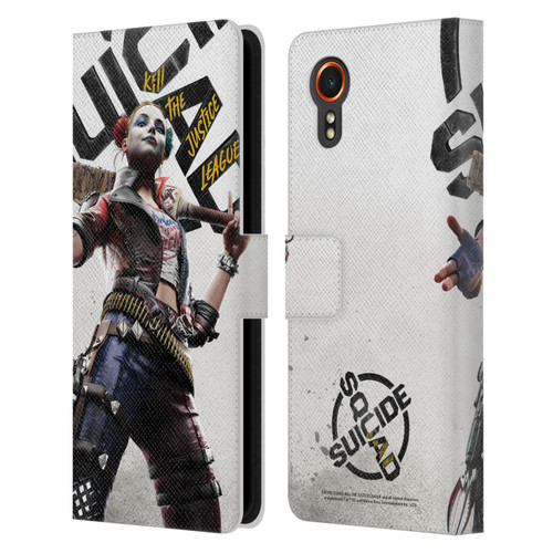 Suicide Squad: Kill The Justice League Key Art Harley Quinn Leather Book Wallet Case Cover For Samsung Galaxy Xcover7 5G