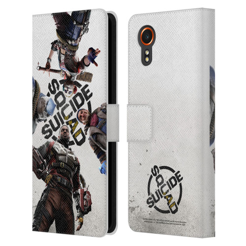 Suicide Squad: Kill The Justice League Key Art Poster Leather Book Wallet Case Cover For Samsung Galaxy Xcover7 5G