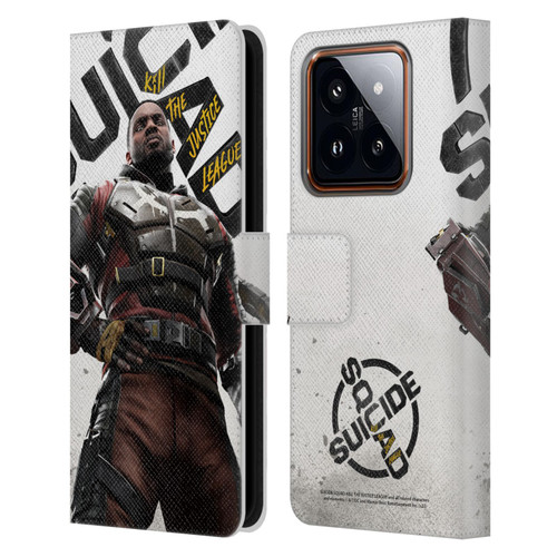 Suicide Squad: Kill The Justice League Key Art Deadshot Leather Book Wallet Case Cover For Xiaomi 14