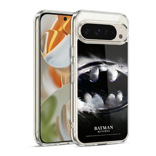 Batman Returns Key Art Oversized Logo Soft Gel Case for Google Pixel 9 / Pixel 9 Pro