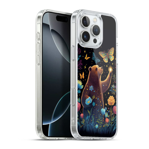 JK Stewart Art Bear Reaching Up Soft Gel Case for Apple iPhone 16 Pro Max