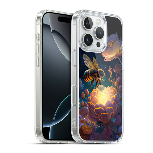 JK Stewart Art Bee Soft Gel Case for Apple iPhone 16 Pro
