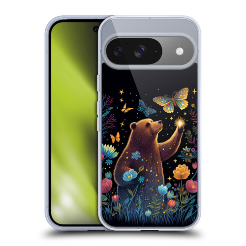 JK Stewart Art Bear Reaching Up Soft Gel Case for Google Pixel 9 / Pixel 9 Pro