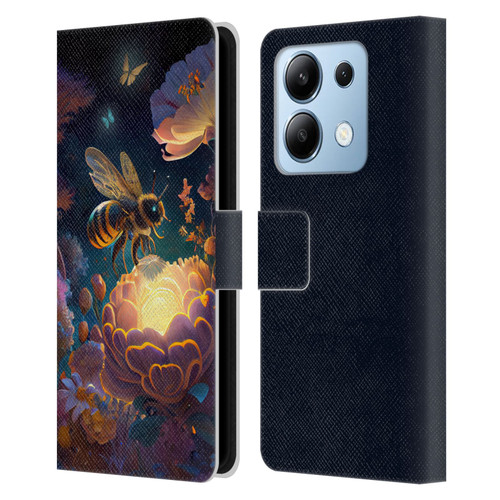 JK Stewart Art Bee Leather Book Wallet Case Cover For Xiaomi Redmi Note 13/13 Pro 5G