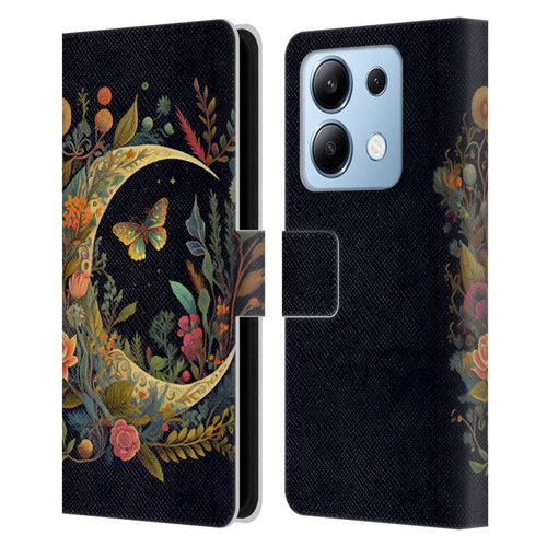 JK Stewart Art Crescent Moon Leather Book Wallet Case Cover For Xiaomi Redmi Note 13/13 Pro 5G