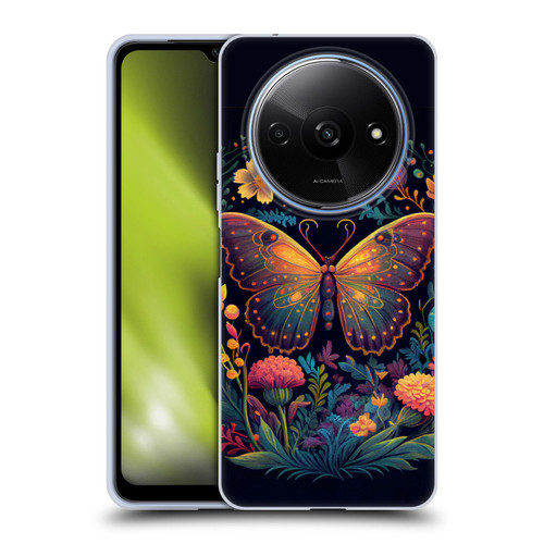 JK Stewart Art Butterfly In Night Garden Soft Gel Case for Xiaomi Redmi A3