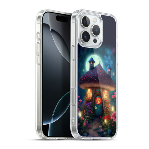 JK Stewart Graphics Mushroom House Soft Gel Case for Apple iPhone 16 Pro Max