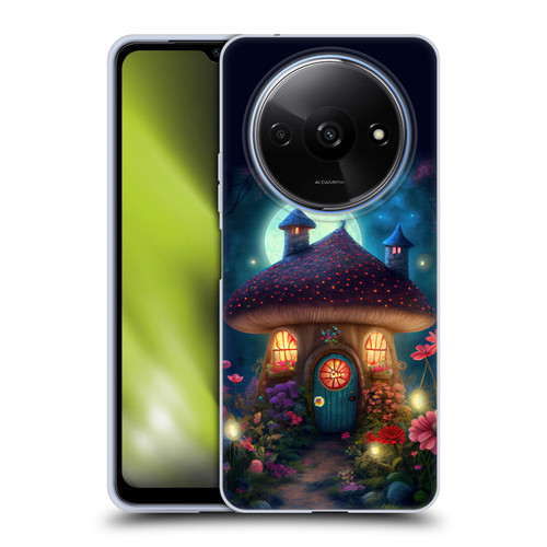 JK Stewart Graphics Mushroom House Soft Gel Case for Xiaomi Redmi A3