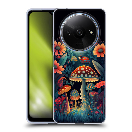 JK Stewart Graphics Ladybug On Mushroom Soft Gel Case for Xiaomi Redmi A3
