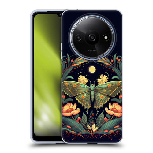 JK Stewart Graphics Lunar Moth Night Garden Soft Gel Case for Xiaomi Redmi A3