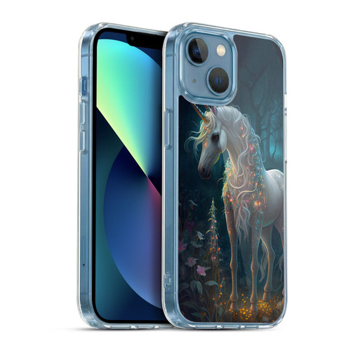 JK Stewart Key Art Unicorn Soft Gel Case for Apple iPhone 13 Mini & MagSafe
