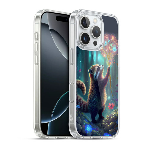 JK Stewart Key Art Raccoon Soft Gel Case for Apple iPhone 16 Pro & MagSafe