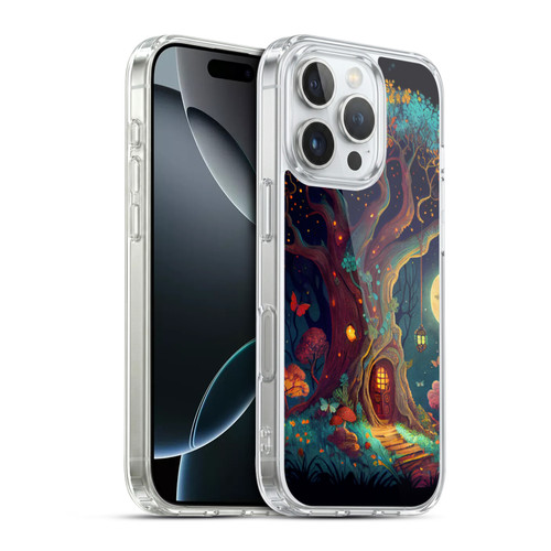 JK Stewart Key Art Tree With Small Door In Trunk Soft Gel Case for Apple iPhone 16 Pro & MagSafe