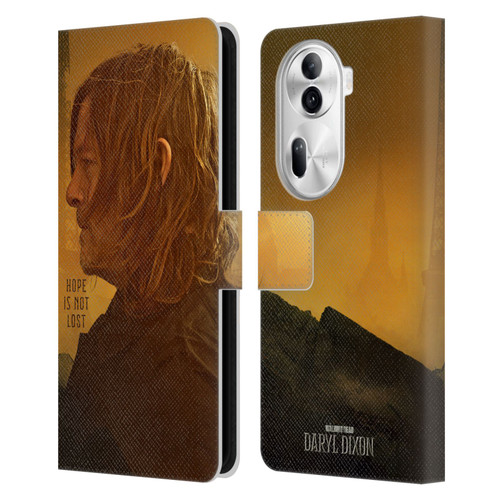 The Walking Dead: Daryl Dixon Key Art Hope Is Not Lost Leather Book Wallet Case Cover For OPPO Reno11