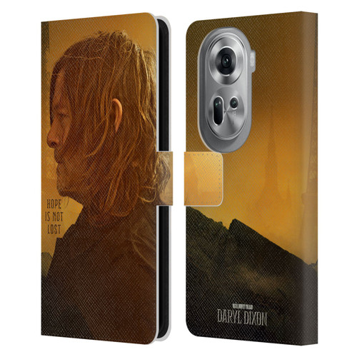 The Walking Dead: Daryl Dixon Key Art Hope Is Not Lost Leather Book Wallet Case Cover For OPPO Reno11 Pro