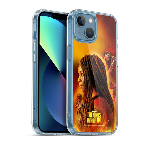 The Walking Dead: The Ones Who Live Key Art Michonne Soft Gel Case for Apple iPhone 13 Mini & MagSafe