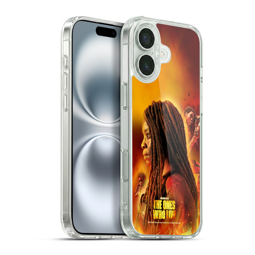 The Walking Dead: The Ones Who Live Key Art Michonne Soft Gel Case for Apple iPhone 16 Plus & MagSafe