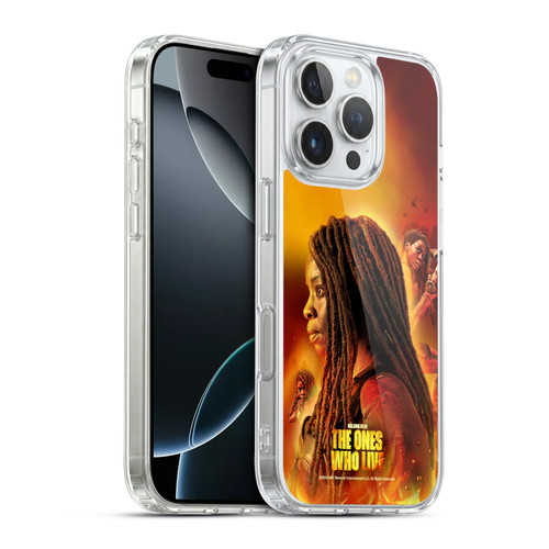 The Walking Dead: The Ones Who Live Key Art Michonne Soft Gel Case for Apple iPhone 16 Pro & MagSafe
