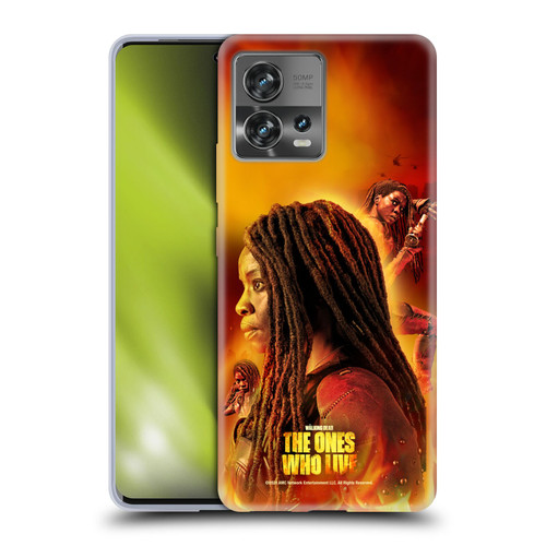The Walking Dead: The Ones Who Live Key Art Michonne Soft Gel Case for Motorola Moto Edge 30 Fusion