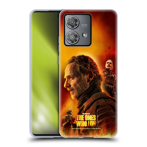 The Walking Dead: The Ones Who Live Key Art Rick Soft Gel Case for Motorola Edge 40 Neo 5G