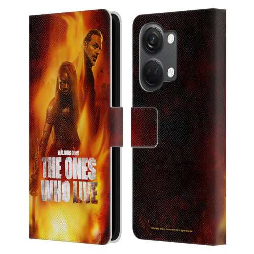 The Walking Dead: The Ones Who Live Key Art Poster Leather Book Wallet Case Cover For OnePlus Nord 3 5G