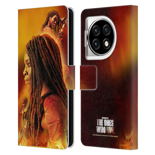 The Walking Dead: The Ones Who Live Key Art Michonne Leather Book Wallet Case Cover For OPPO OnePlus Ace 3 5G