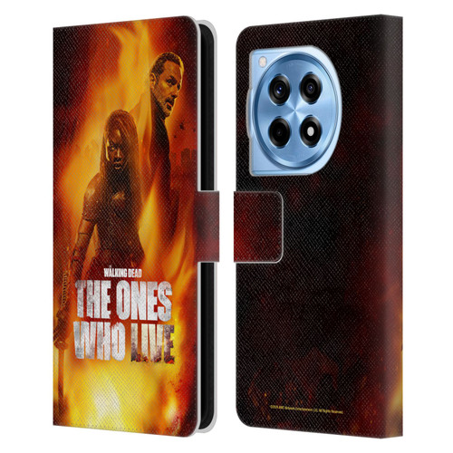 The Walking Dead: The Ones Who Live Key Art Poster Leather Book Wallet Case Cover For OnePlus 12R