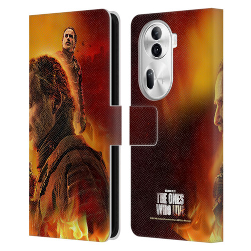 The Walking Dead: The Ones Who Live Key Art Rick Leather Book Wallet Case Cover For OPPO Reno11