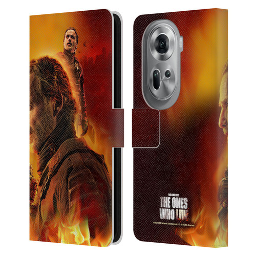 The Walking Dead: The Ones Who Live Key Art Rick Leather Book Wallet Case Cover For OPPO Reno11 Pro