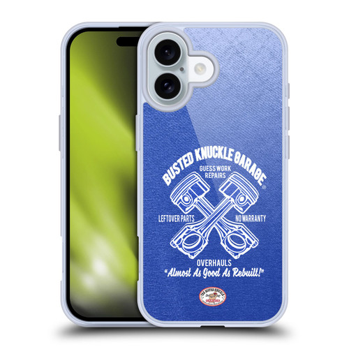 Busted Knuckle Garage Graphics Overhauls Soft Gel Case for Apple iPhone 16
