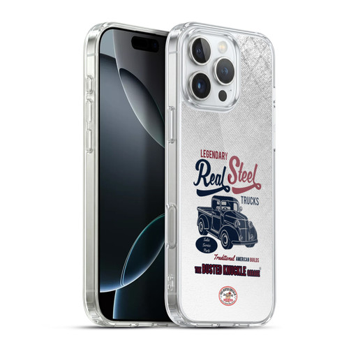 Busted Knuckle Garage Graphics Real Steel Soft Gel Case for Apple iPhone 16 Pro Max & MagSafe
