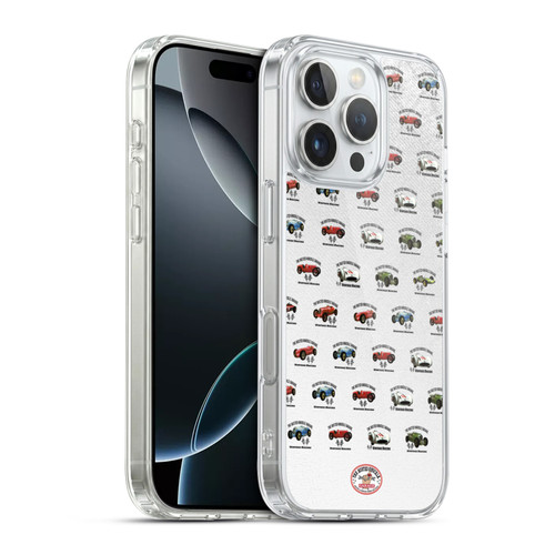 Busted Knuckle Garage Graphics Pattern Soft Gel Case for Apple iPhone 16 Pro & MagSafe