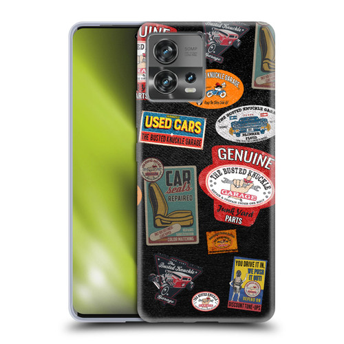 Busted Knuckle Garage Graphics Patches Soft Gel Case for Motorola Moto Edge 30 Fusion