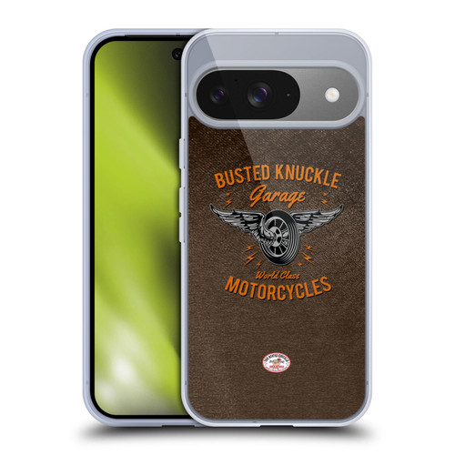 Busted Knuckle Garage Graphics Motorcycles Soft Gel Case for Google Pixel 9 / Pixel 9 Pro