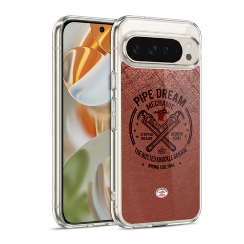 Busted Knuckle Garage Graphics Pipe Dream Soft Gel Case for Google Pixel 9 / Pixel 9 Pro