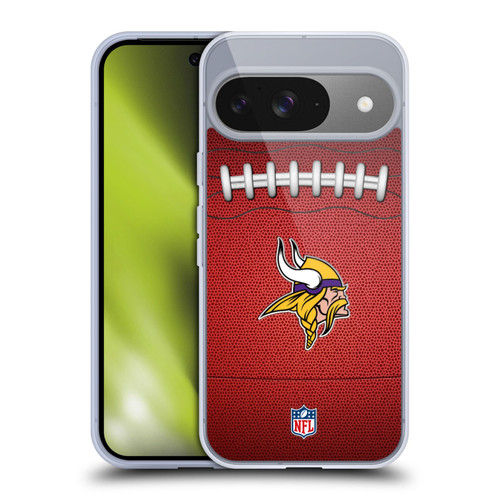 NFL Minnesota Vikings Graphics Football Soft Gel Case for Google Pixel 9 / Pixel 9 Pro