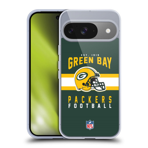 NFL Green Bay Packers Graphics Helmet Typography Soft Gel Case for Google Pixel 9 / Pixel 9 Pro