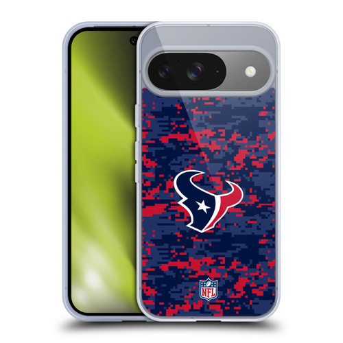 NFL Houston Texans Graphics Digital Camouflage Soft Gel Case for Google Pixel 9 / Pixel 9 Pro