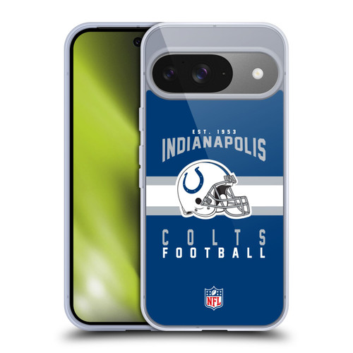 NFL Indianapolis Colts Graphics Helmet Typography Soft Gel Case for Google Pixel 9 / Pixel 9 Pro