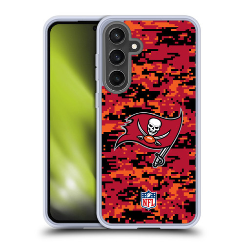 NFL Tampa Bay Buccaneers Graphics Digital Camouflage Soft Gel Case for Samsung Galaxy S24 FE