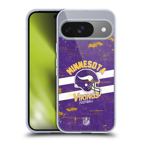 NFL Minnesota Vikings Logo Art Helmet Distressed Soft Gel Case for Google Pixel 9 / Pixel 9 Pro NFL Minnesota Vikings Logo Art Helmet Distressed Soft Gel Case for Google Pixel 9 / Pixel 9 Pro