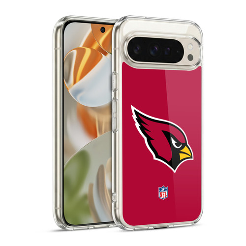 NFL Arizona Cardinals Logo Plain Soft Gel Case for Google Pixel 9 / Pixel 9 Pro
