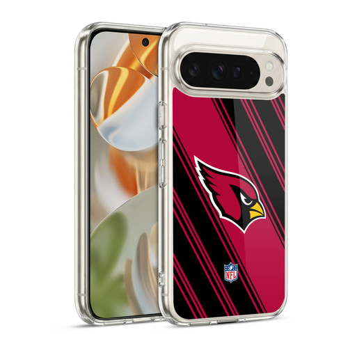 NFL Arizona Cardinals Artwork Stripes Soft Gel Case for Google Pixel 9 / Pixel 9 Pro