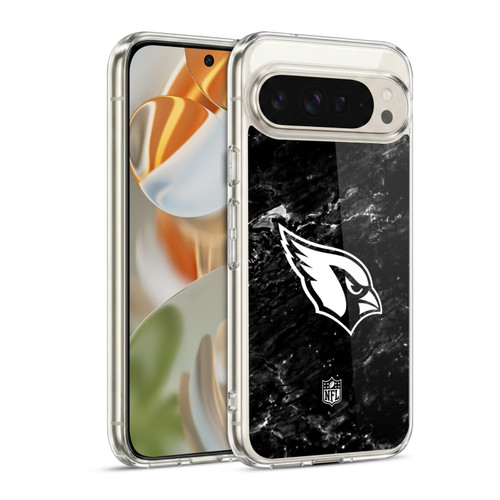 NFL Arizona Cardinals Artwork Marble Soft Gel Case for Google Pixel 9 / Pixel 9 Pro