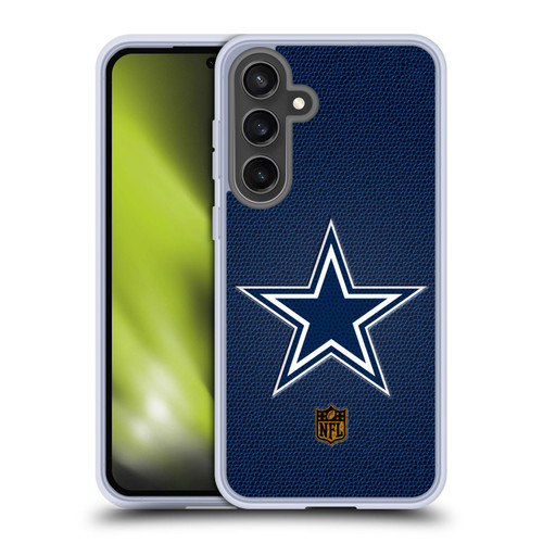 NFL Dallas Cowboys Logo Football Soft Gel Case for Samsung Galaxy S24 FE