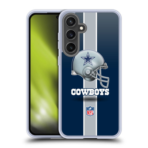 NFL Dallas Cowboys Logo Helmet Soft Gel Case for Samsung Galaxy S24 FE