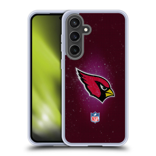 NFL Arizona Cardinals Artwork LED Soft Gel Case for Samsung Galaxy S24 FE