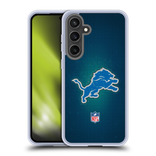 NFL Detroit Lions Artwork LED Soft Gel Case for Samsung Galaxy S24 FE