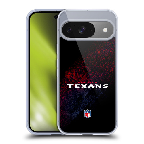 NFL Houston Texans Logo Blur Soft Gel Case for Google Pixel 9 / Pixel 9 Pro