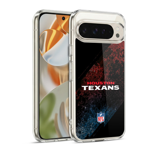NFL Houston Texans Logo Blur Soft Gel Case for Google Pixel 9 / Pixel 9 Pro